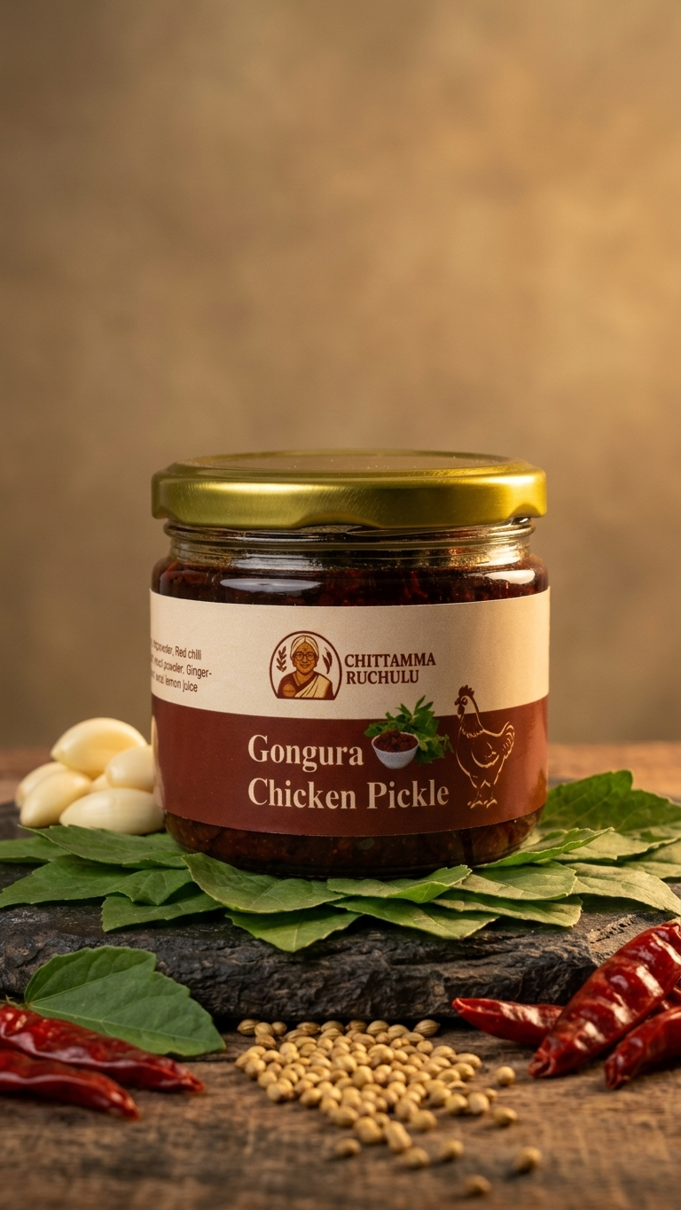 Gongura Chicken Pickle