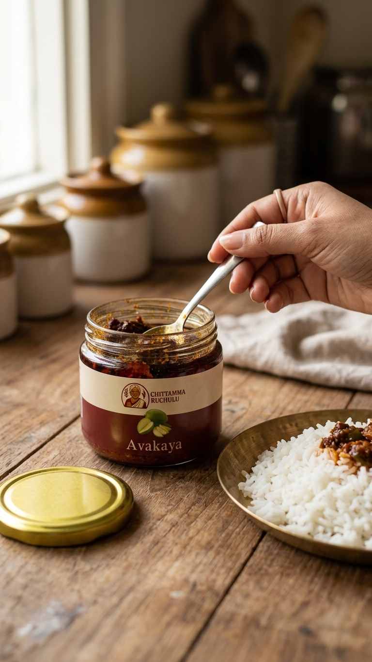 Avakaya Pickle view 2